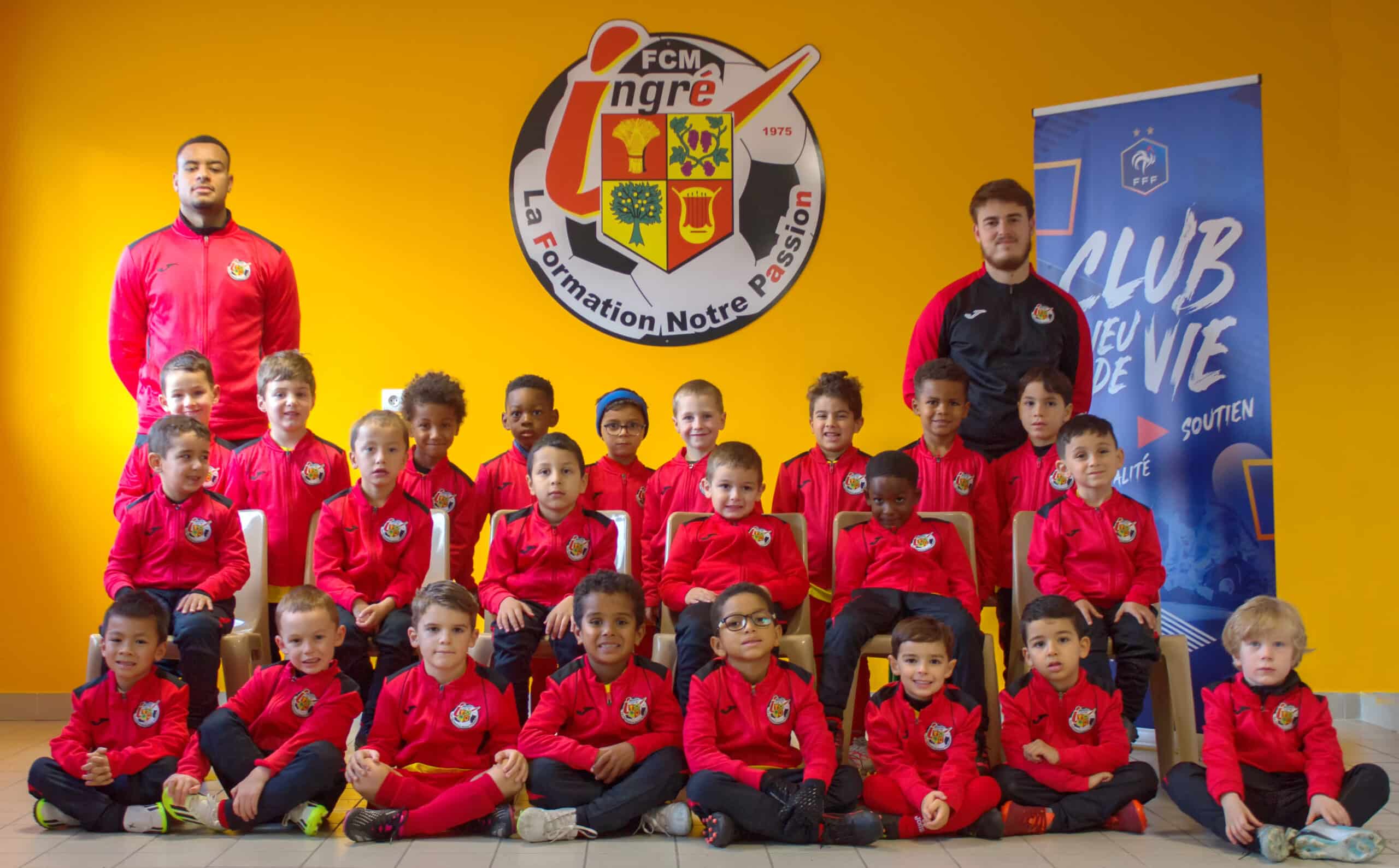 Photo d’équipe officielle U6